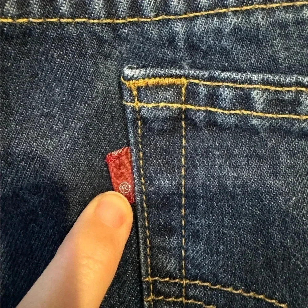 Levi’s Vintage 505 Lower Rise Straight Leg Blank Red Tab Jeans Women’s s…